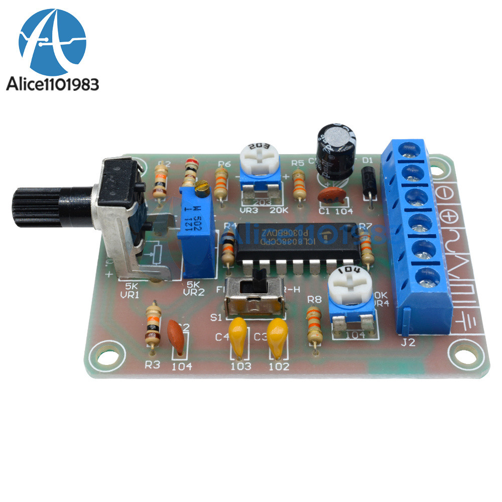 ICL8038 Monolithic Function Signal Generator Module Sine Square Triangle Welded