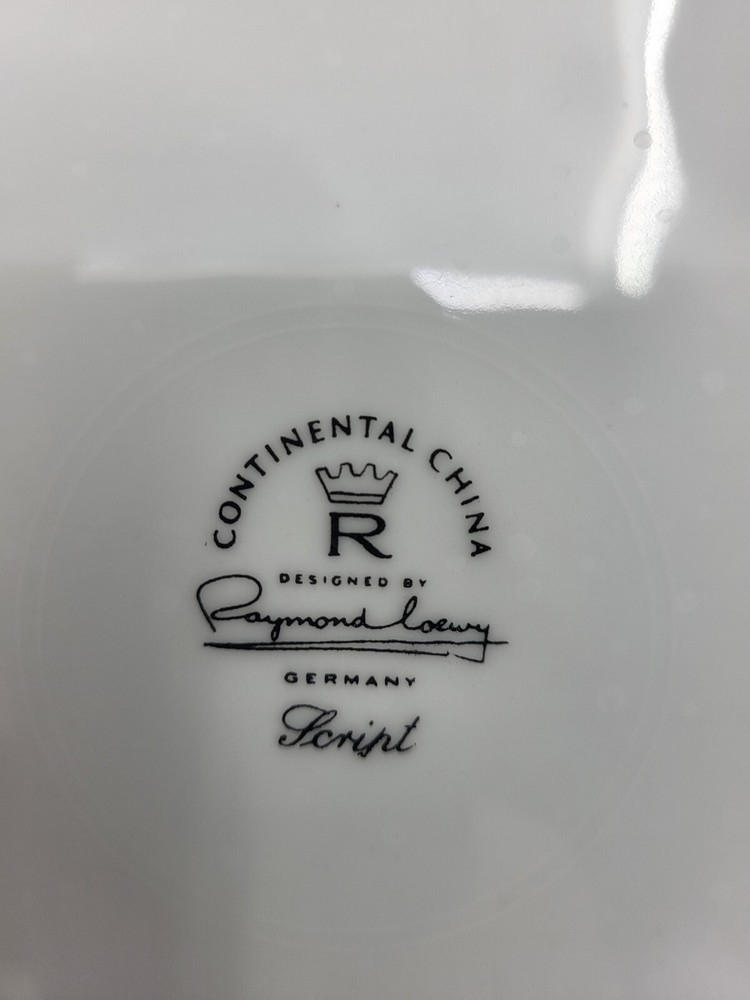 ROSENTHAL SCRIPT SALAD PLATE - 7 5/8" 1202E