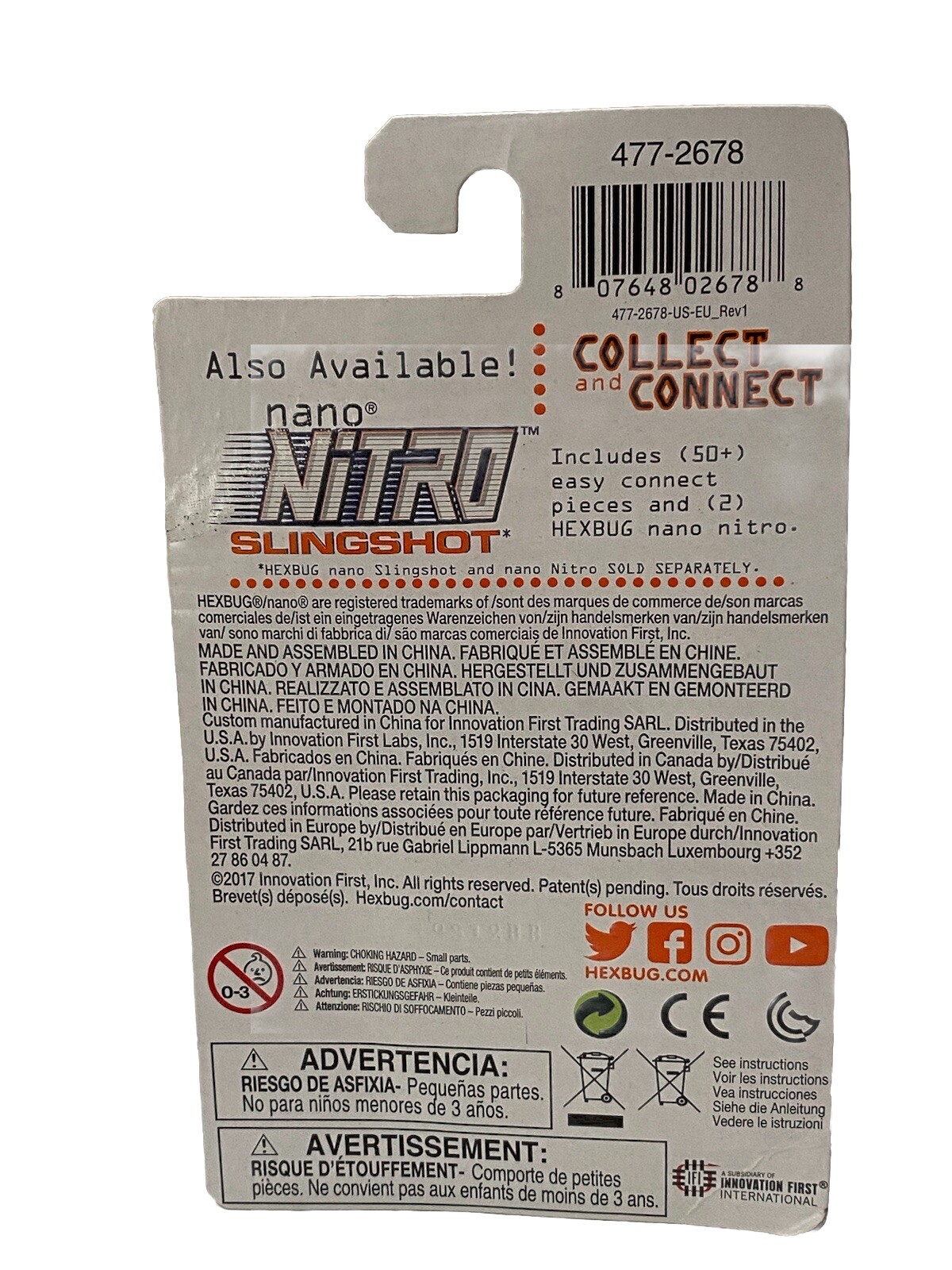 HexBug Holiday Nano Pull Santa's Sleigh Special Edition 2013 Christmas SEALED