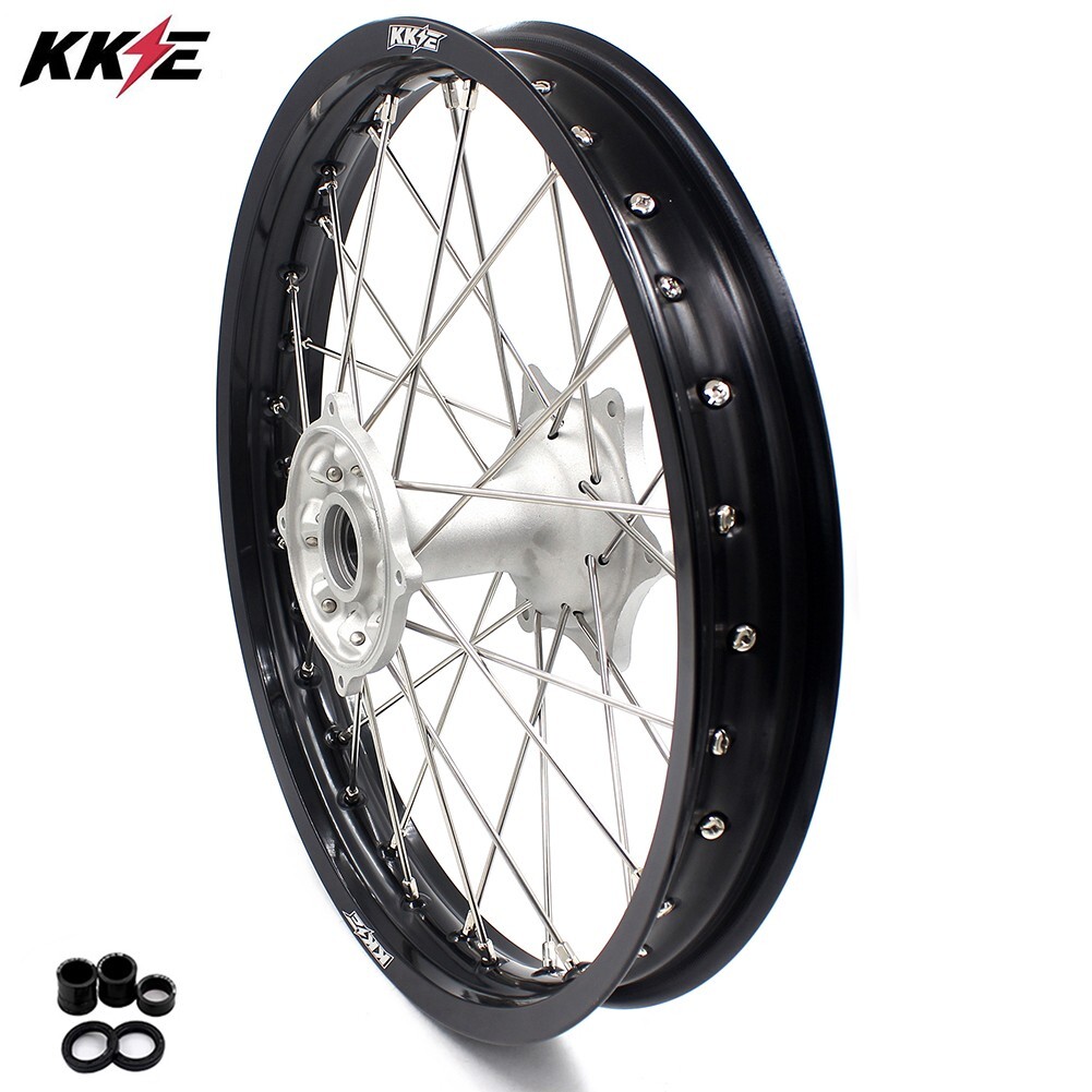 KKE 19" Cast Rear Wheel Rim Fit Honda CRF250R 2014-2026 CRF450R 2013-2026 Silver