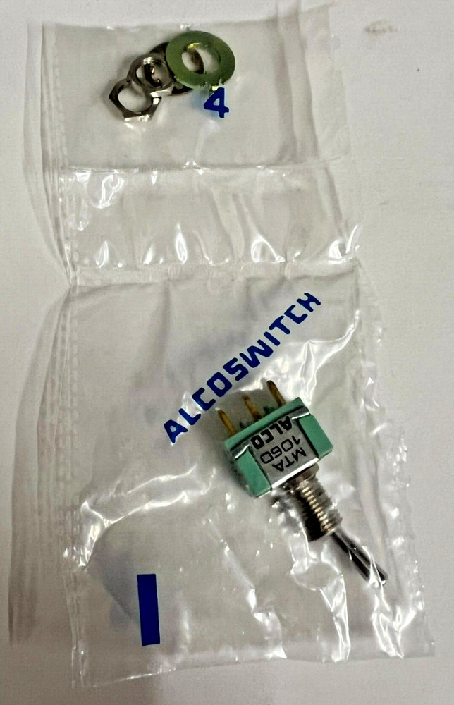 Alcoswitch TE Connectivity MTA-106D Toggle Switch