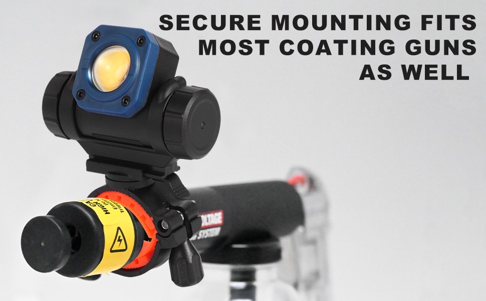 NextLED NT-R3202 Paint Spray Gun Light, CRI 95+ Color Match Mount & Detachable