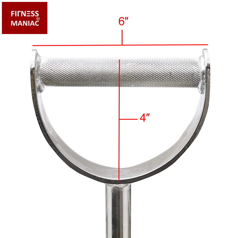 Flat LAT Bar D Handle Machine Cable Attachments Pull Down Tricep 28 Inches