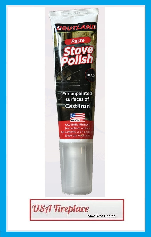 RUTLAND Stove Polish Paste Black 2.3 oz. FREE USA SHIPPING! #70