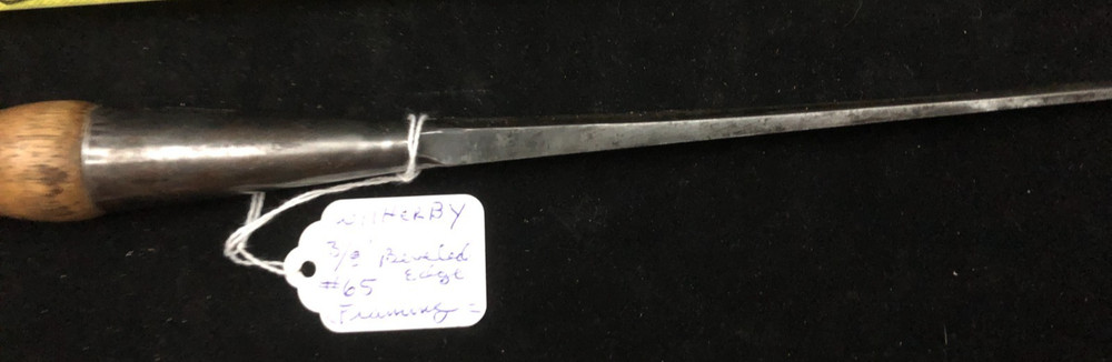 WITHERBY 3/8" X 15 1/4" SOCKET FRAMING CHISEL w/ BEVEL EDGE