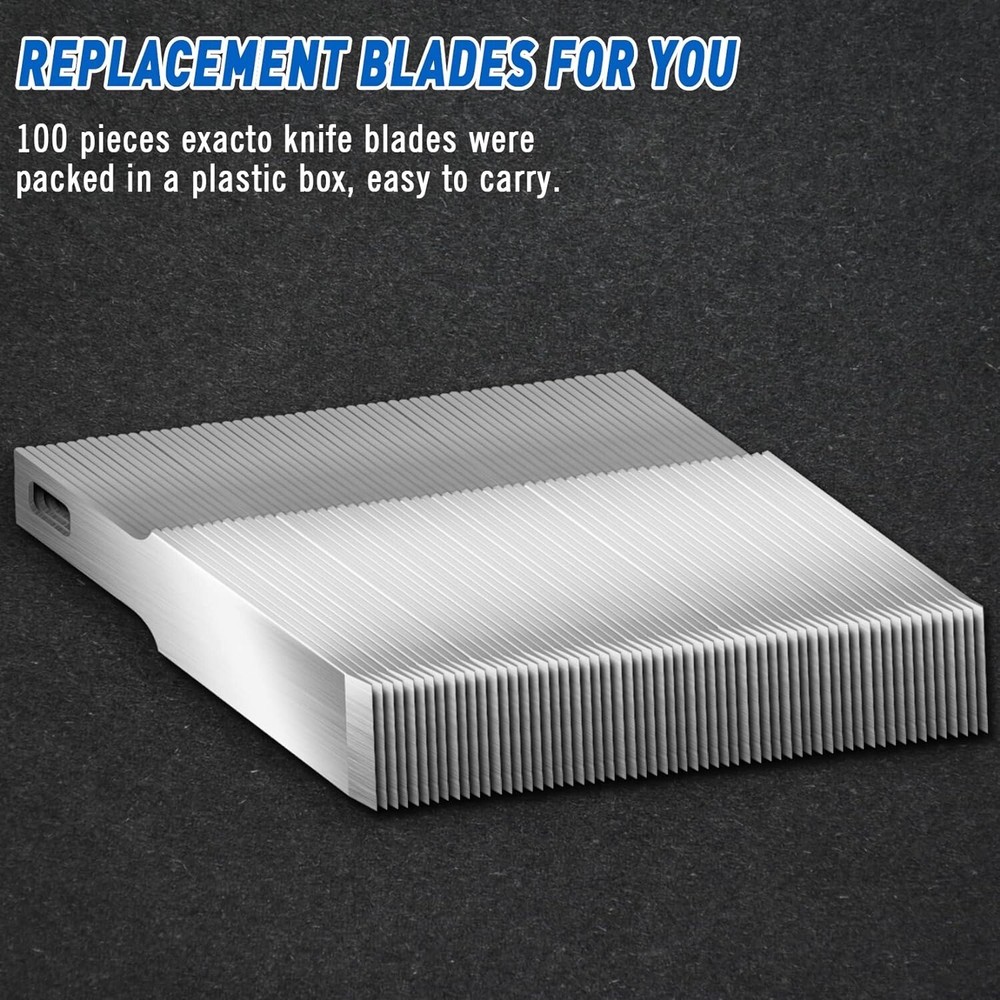 Replacement For X-Acto No. 17 Chisel Blades (100 Pack)