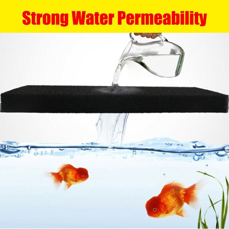 Bio Sponge Filter Media Pad Cut-to-fit Foam up to 23.6" for Aquarium Fish Tank