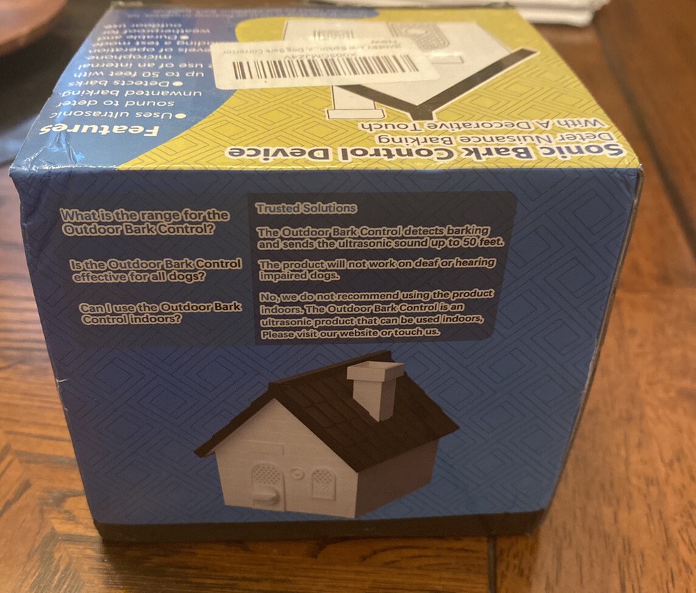 Sonic Bark Control Device