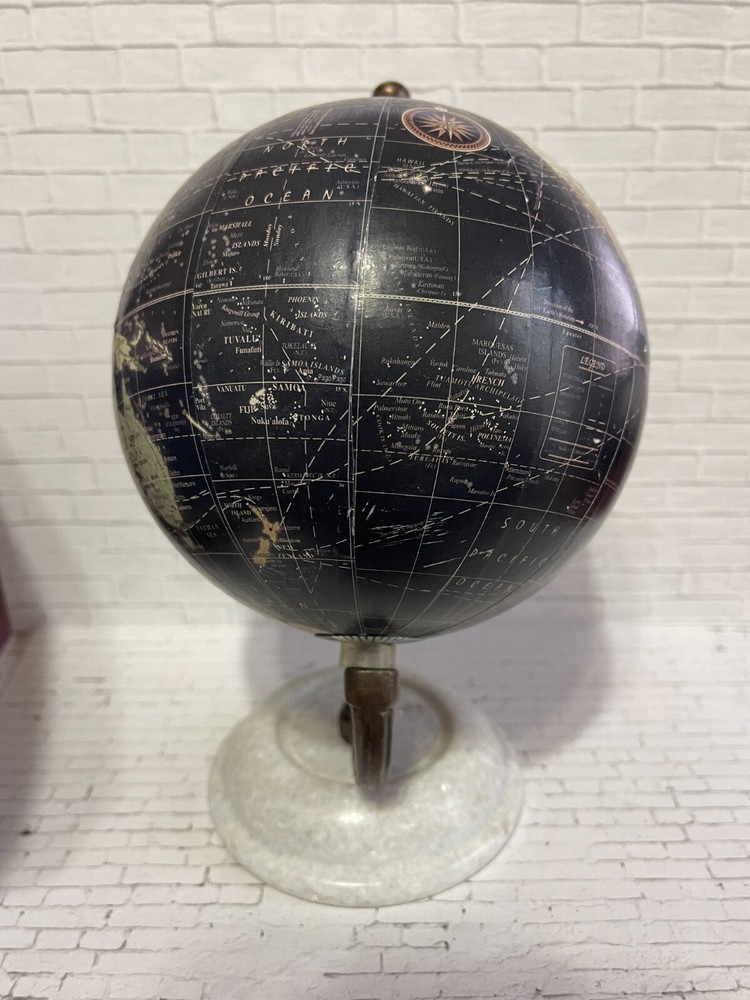 Small 8" tall Desk Globe - heavy base