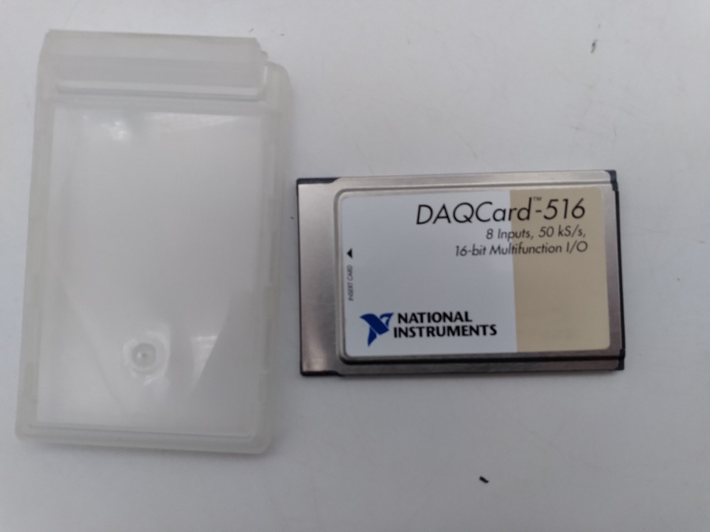 Lot of 2 National instruments DAQCard-516 analog input/digital multi-function IO