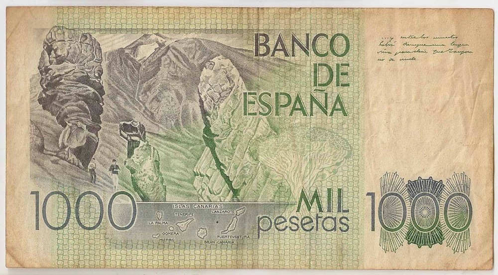 Spain 1000 pesetas 1979 (1982)