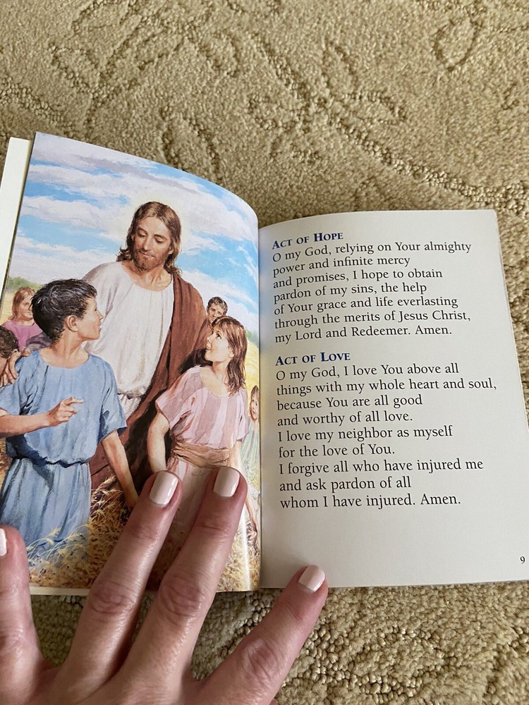 new first communion mosaic cross and prayer book bundle