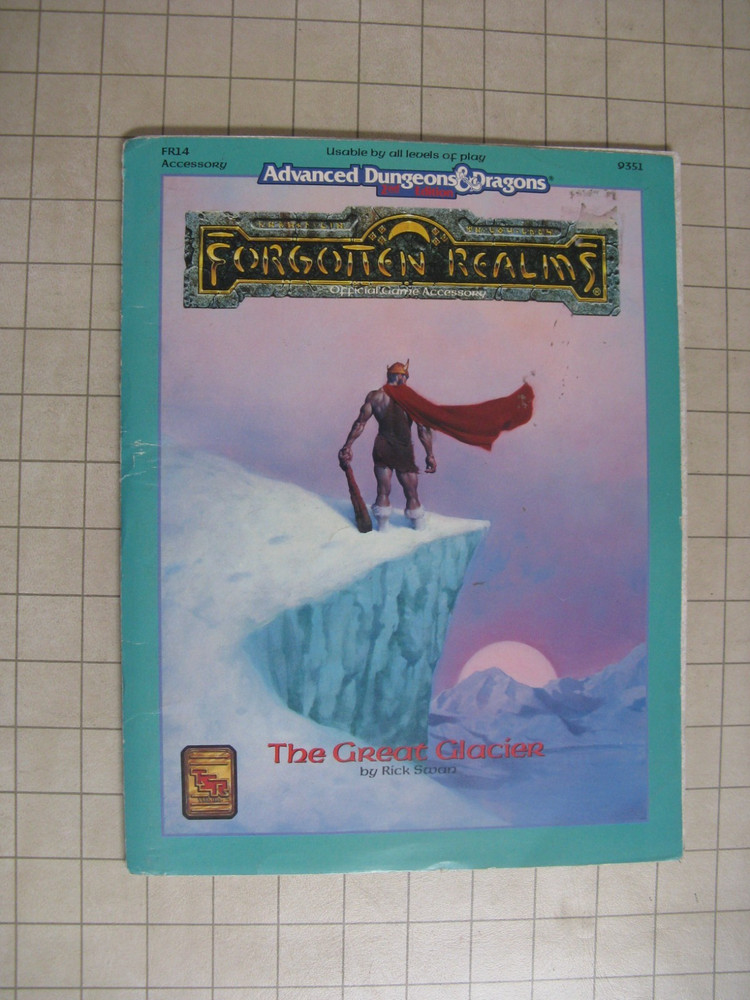 GREAT GLACIER FR14 Forgotten Realms AD&D D&D Advanced Dungeons & Dragons TSR