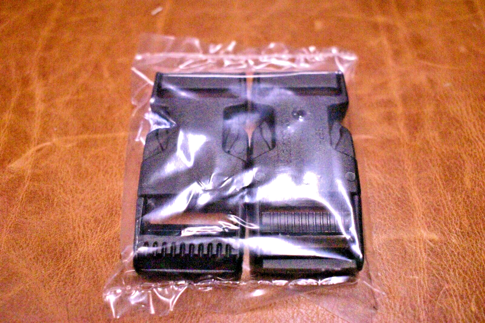 2 PK Fastex 1" Quick Side Release Buckles, Plastic Buckle Clips