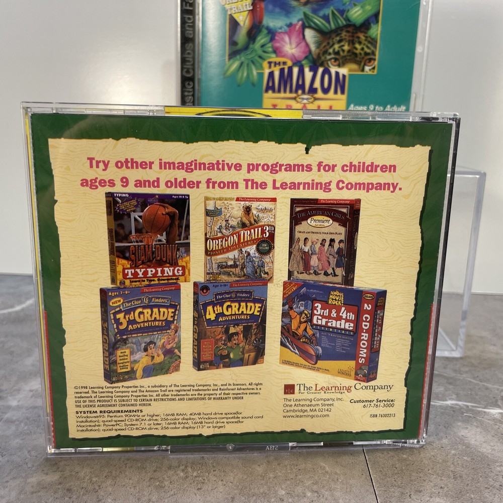 The Learning Company Amazon Trail & Amazon Trail 3rd Ed for PC, Unix, Mac, Linux