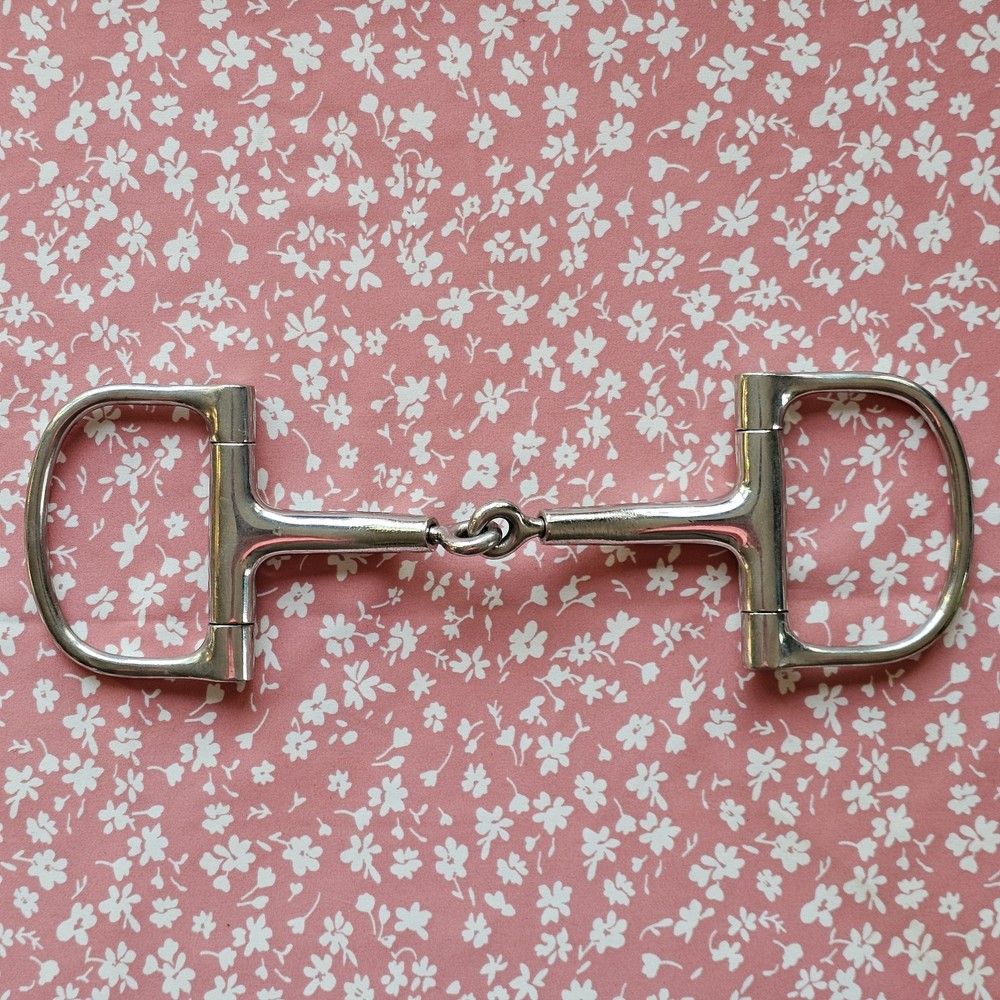 Metalab Robart Pinchless 5" D Ring Snaffle Horse Bit
