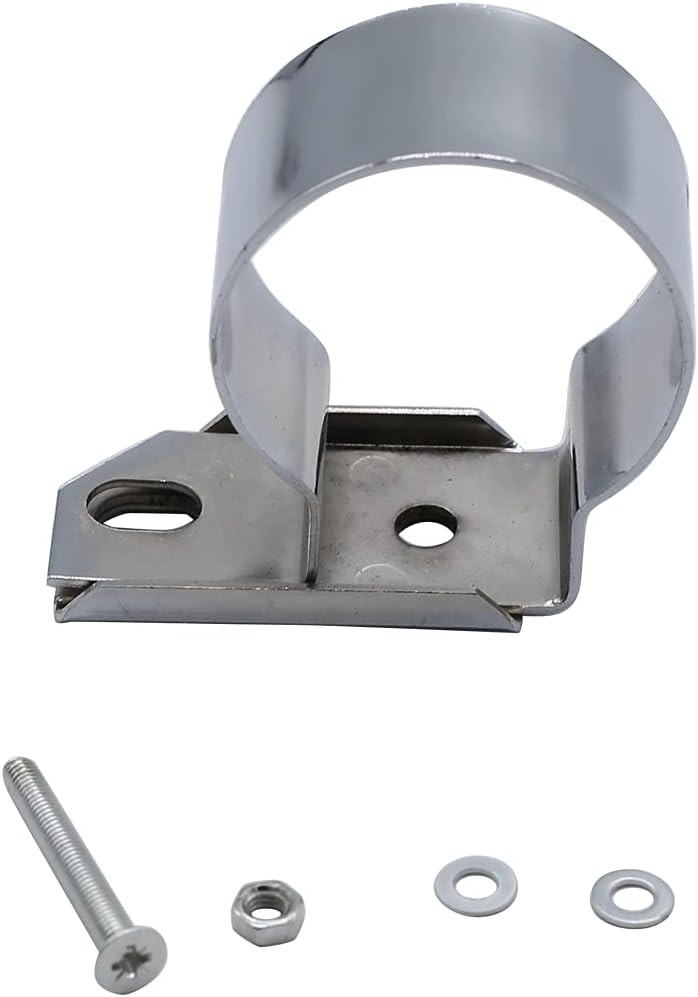 Chrome Coil Mount Bracket Replacement Compatible for Ford 260 289 302 Silver