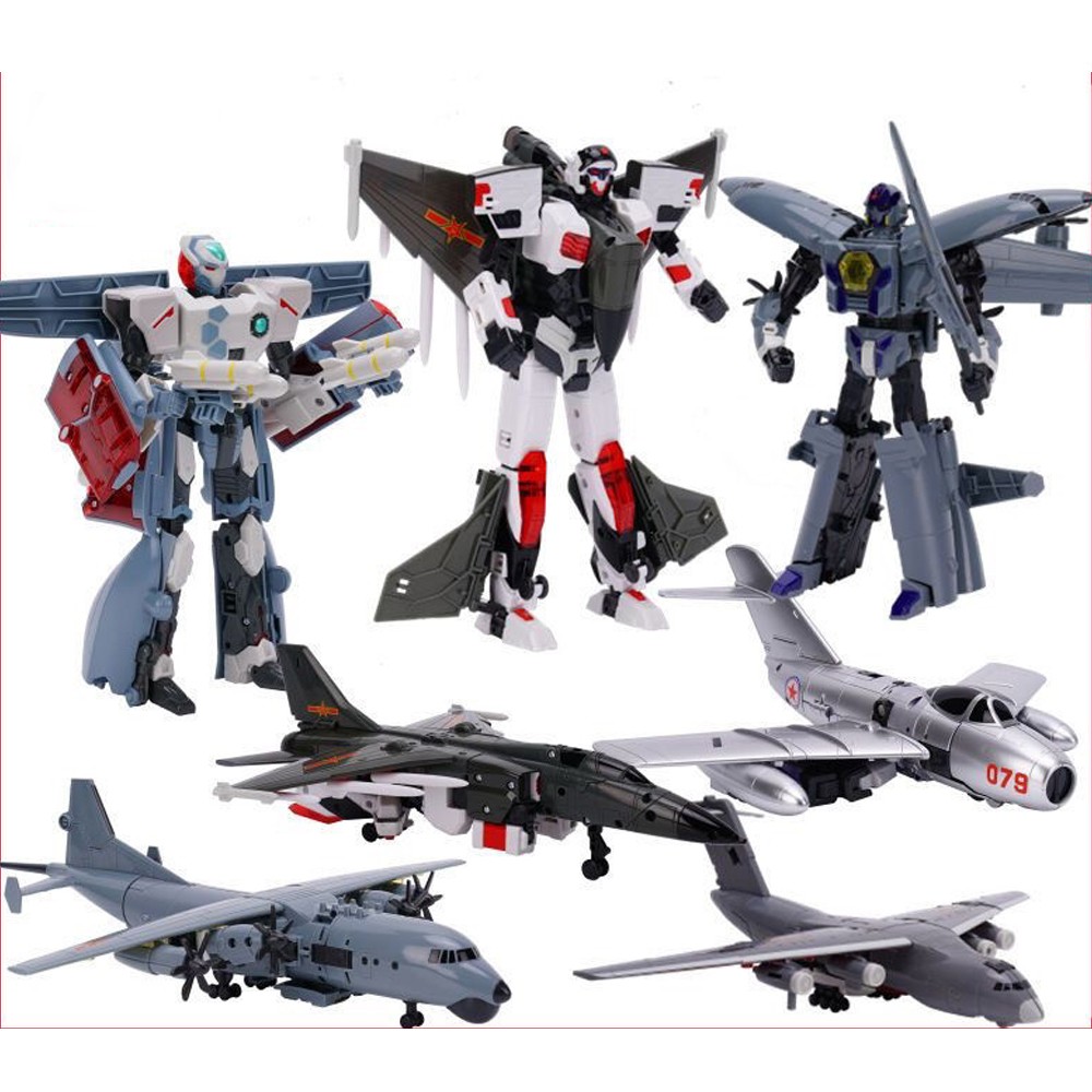 Airplane Transform Robot Bot Tank Model Deformation Action Figure  No Box