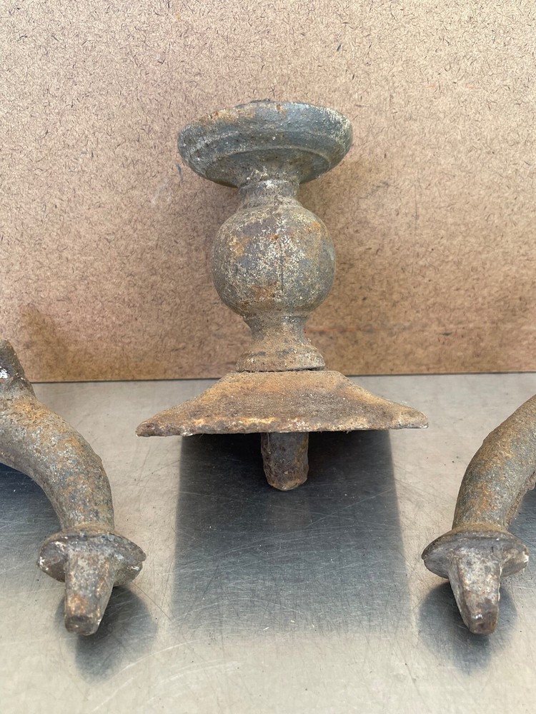 Antique Blacksmith Smith Forge Stake Dog & Clamp Forming Tool