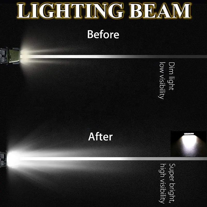 Fit Can-Am Maverick X3 Roof 6D 50" +7" LED Light Bar+4" Dual Color Pods Wire Kit