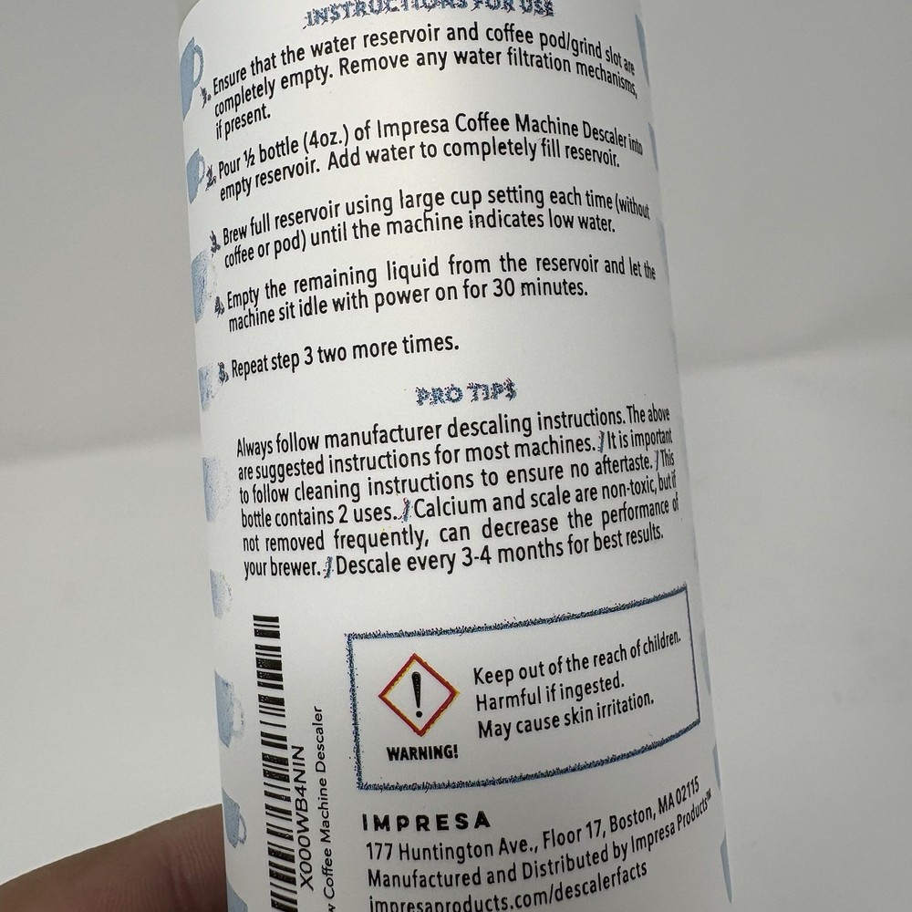 Keurig Descaler (2 Uses Per Bottle) Universal Descaling Solution 2 Pack