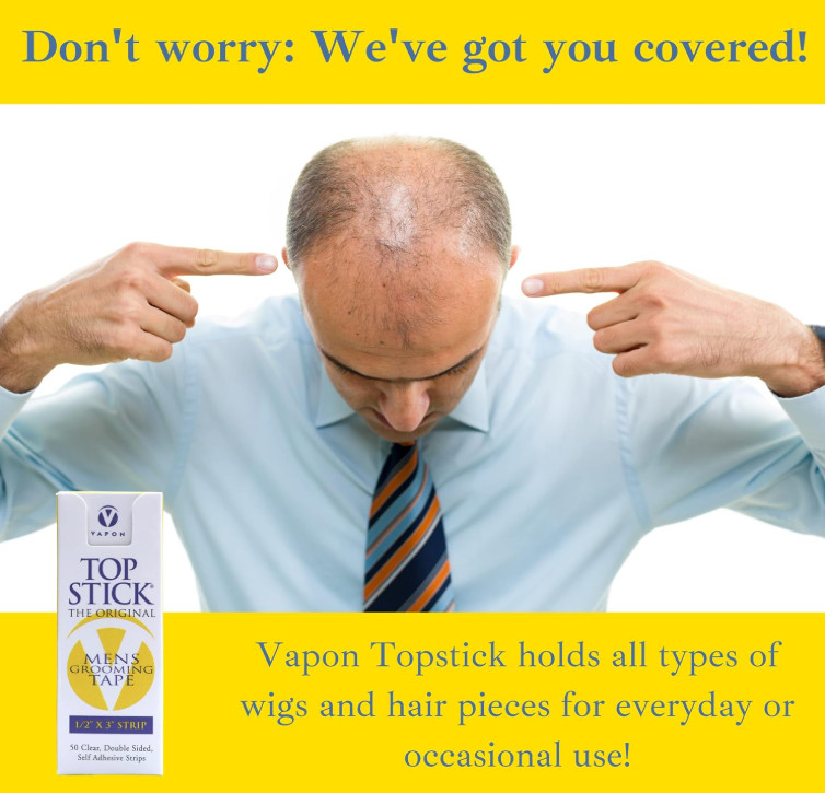 Topstick Clear Hairpiece Tape (1 Roll) - 1 x 3 WIDE STRIPS