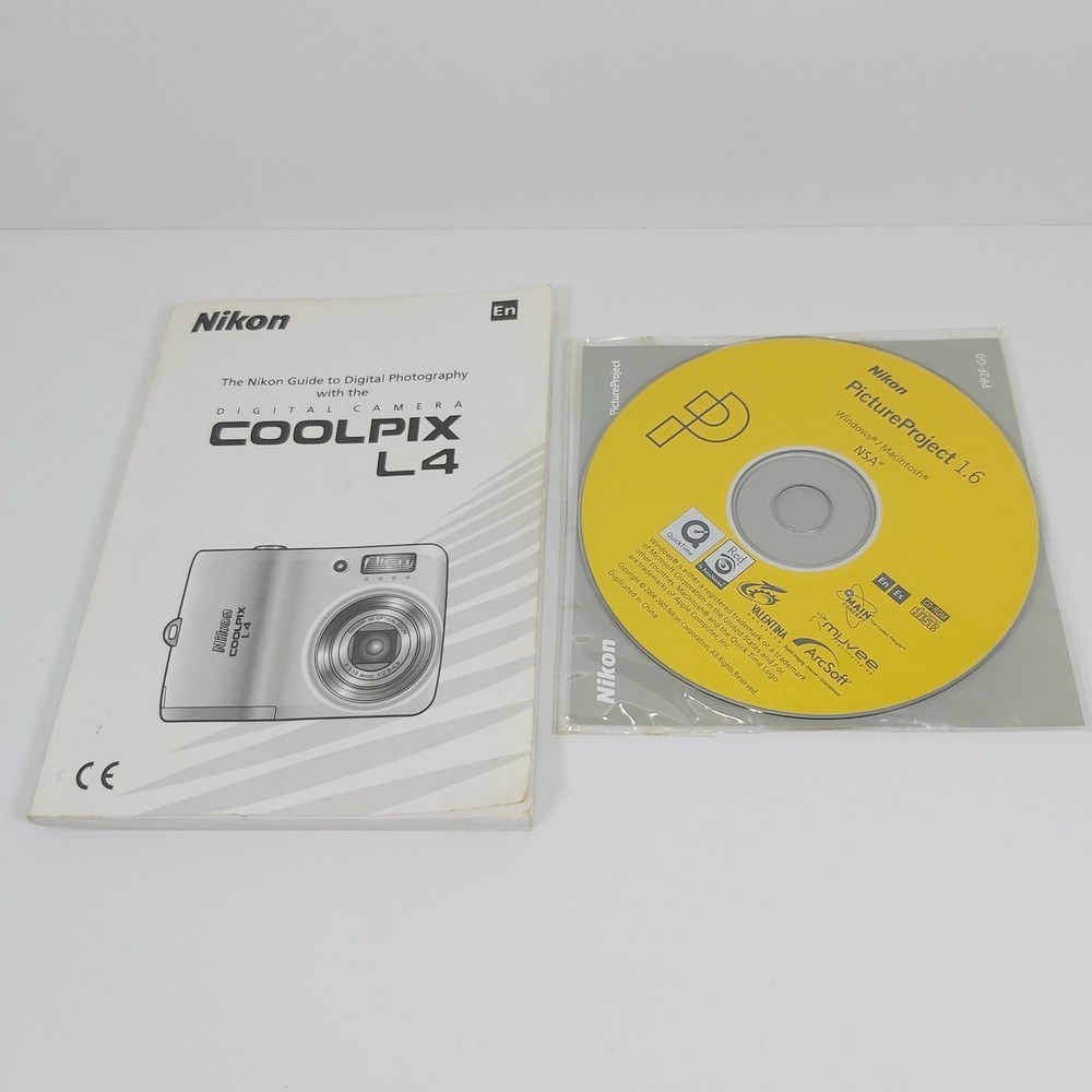 COOLPIX L4 Users Guide PICTURE PROJECT 1.6 Disc Quick Reference Guide