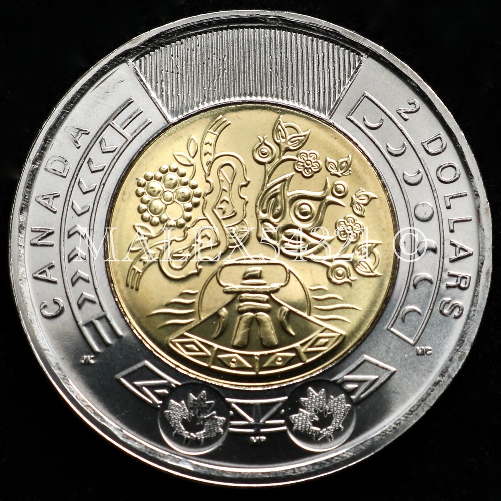 🇨🇦 ​CANADA 2023 "INDIGENOUS PEOPLE DAY" 2 DOLLARS UNCIRCULATED