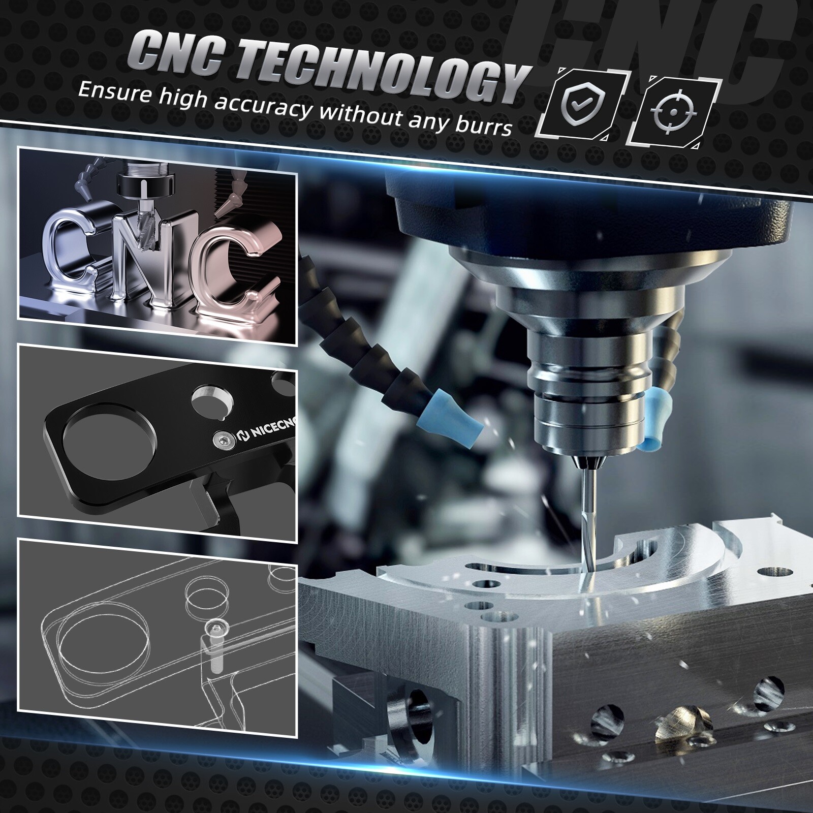 Ignition Device Relocation Dash Kit For KTM 250 300 350 450 500 EXC F XCW 17-23