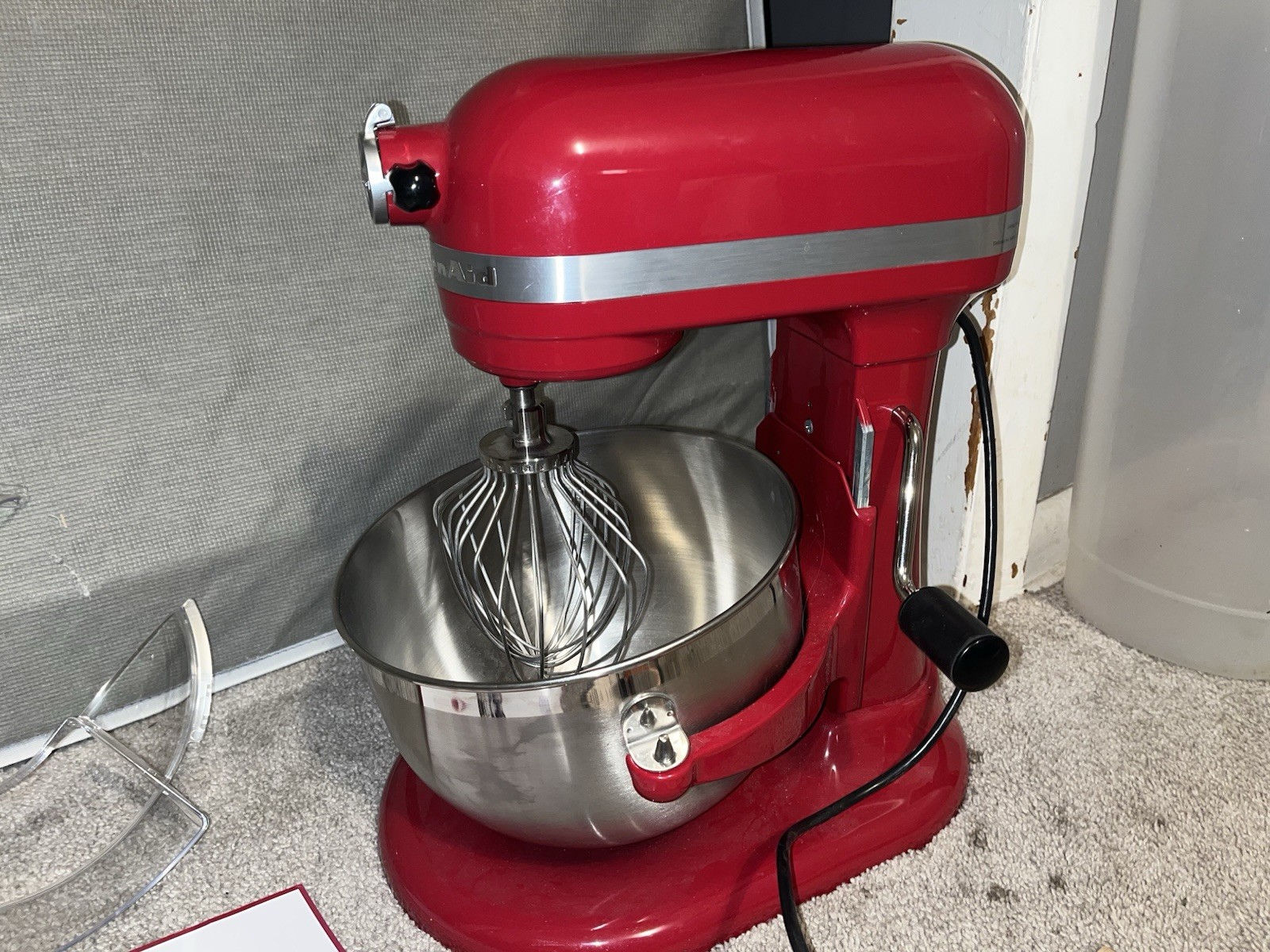 NOS KitchenAid KP26M9XCER 6 Quart 590 W Bowl-Lift Stand Mixer Ultra Power Soft 7
