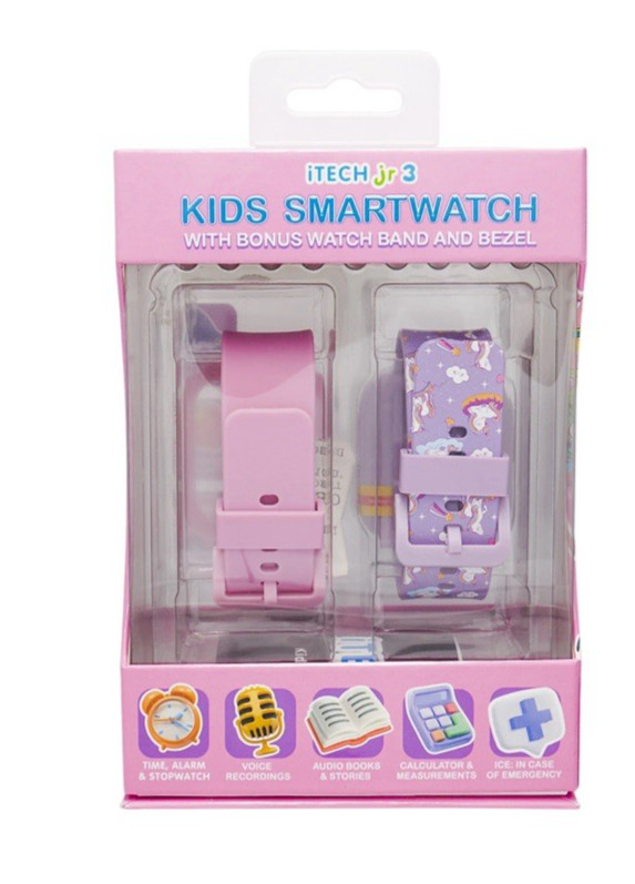 Itech Junior 3 Kids Bluetooth Enable Smartwatch Unicorn Interchangeable Straps