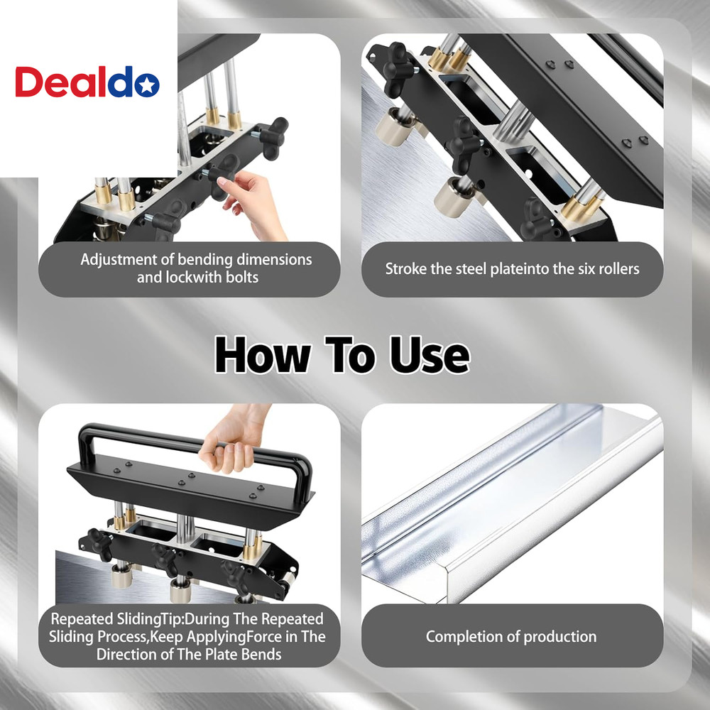 Three-Station Edge Roller Bender, 0-90° Bending Angle Bending, Adjustable Sheet