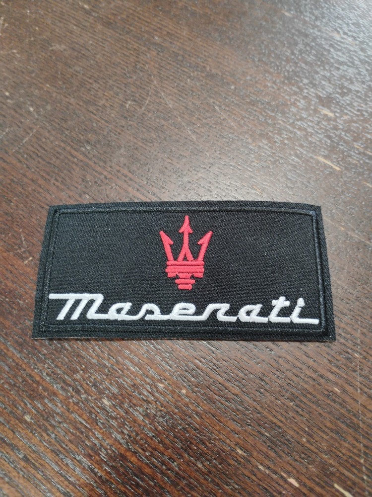 🏎️🏎️ New Maserati Embroidered Iron On Patch
