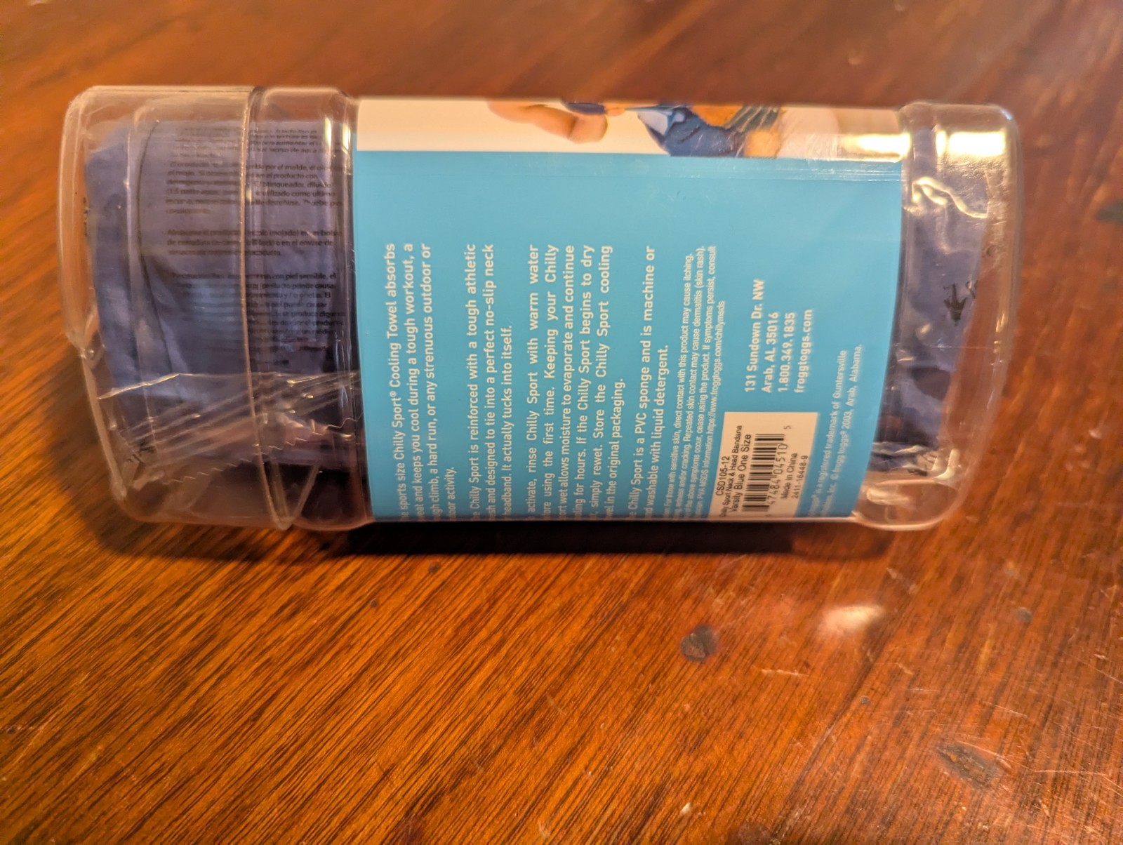 Frogg Toggs Chilly Cooling Towel Blue