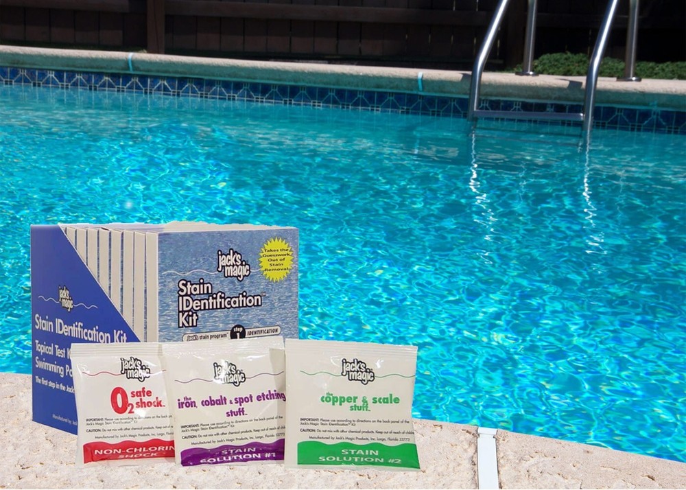 Jack's Magic Swimming Pool Stain Identification Kit -JMSTAINID