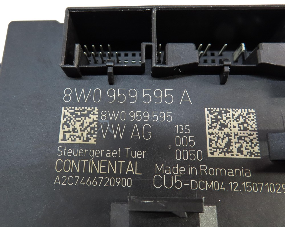 2017 AUDI A4 (B9 8W) REAR RIGHT DOOR CONTROL MODULE