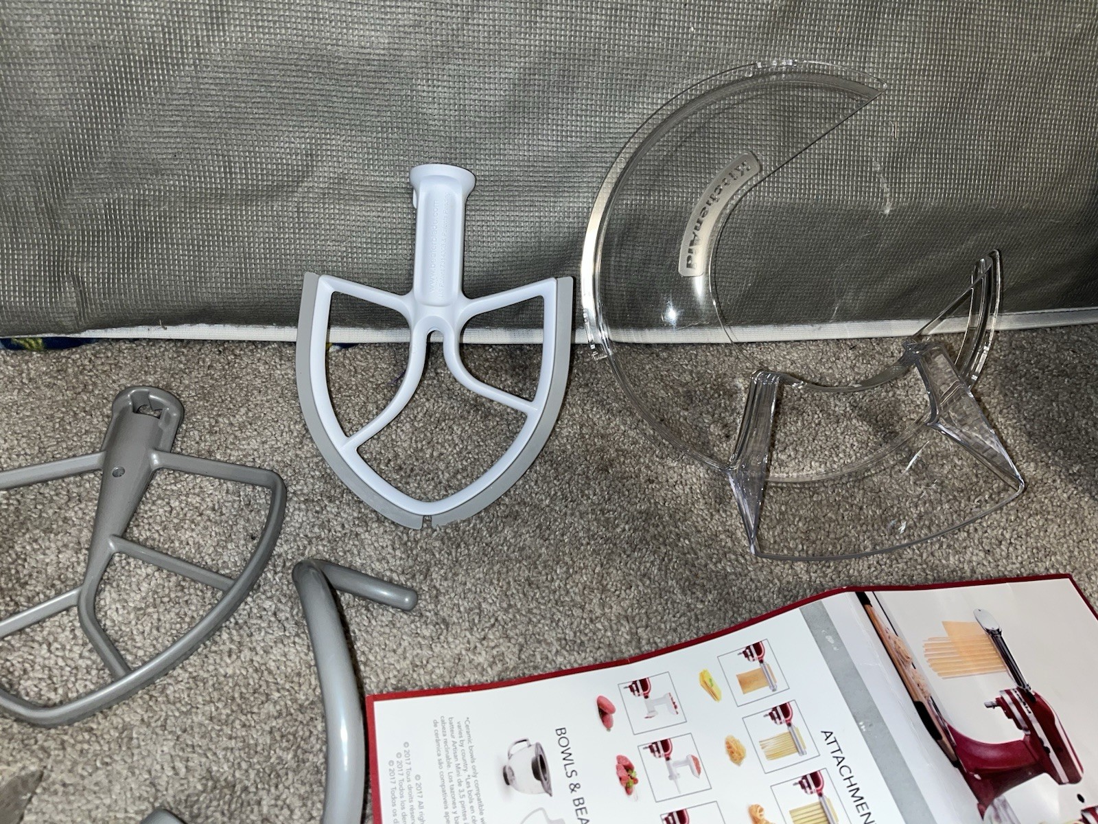 NOS KitchenAid KP26M9XCER 6 Quart 590 W Bowl-Lift Stand Mixer Ultra Power Soft 7