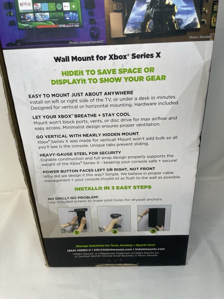 Hide It Mount - Xbox Series X - Wall Mount - NEW