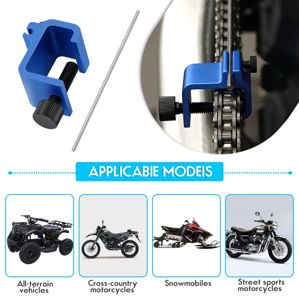 Motorcycle Chain Alignment Tool for ATV