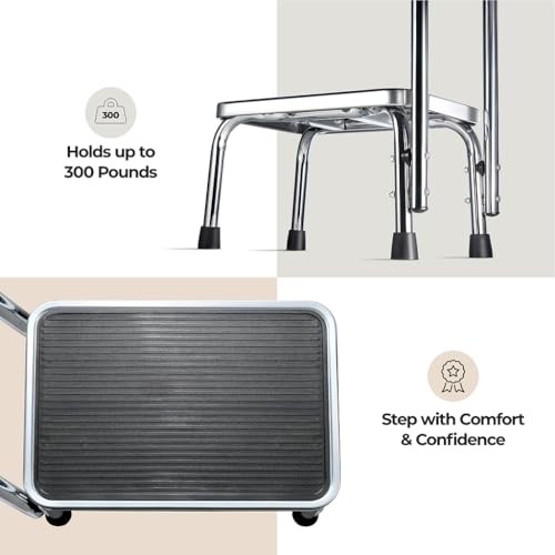 Step Stool with Handle for Adults Step stools with Handle for Elderly for Bed