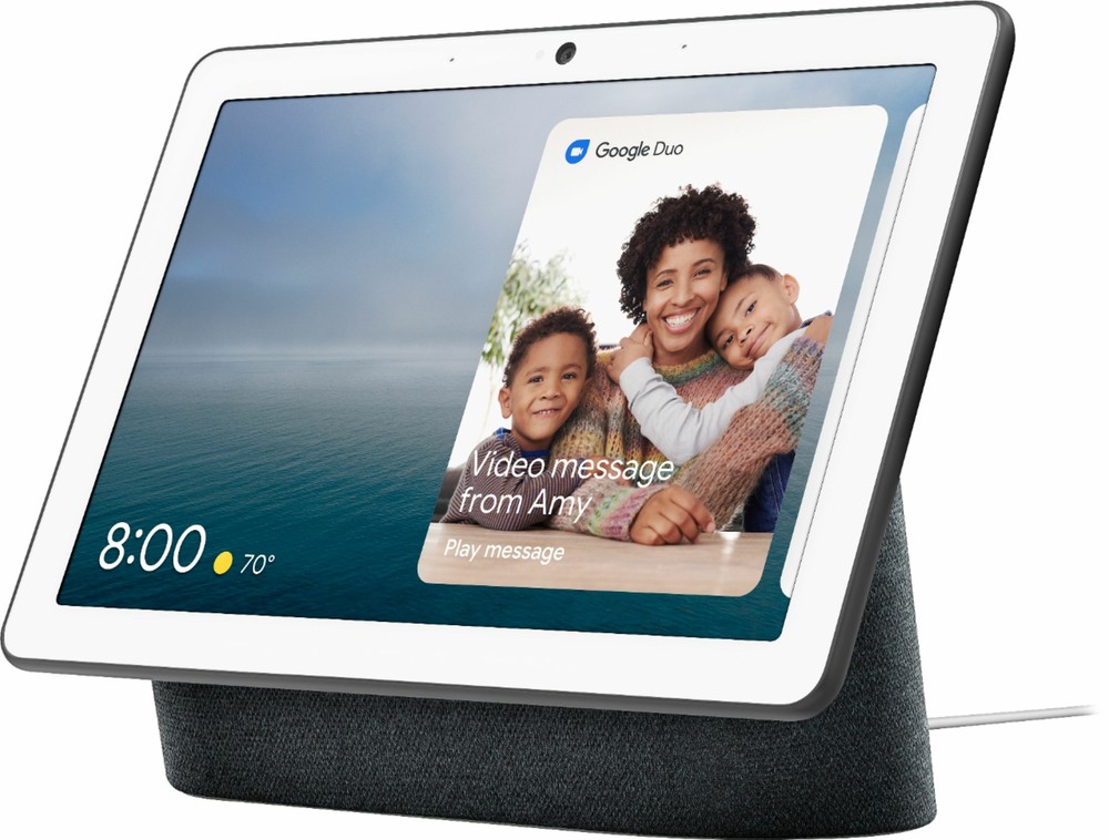 Nest Hub Max Smart Display with Google Assistant - Charcoal