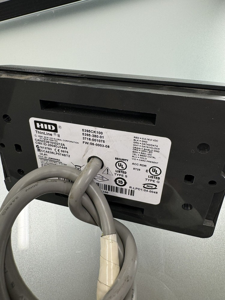 HID Prox ThinLine II 5395CG100 Wall Switch Reader - AS-IS Untested