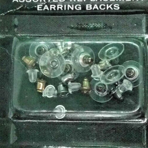 Kohl's Solutions #50675 Assorted Replacement Earring Backs, 28 pcs. -More Below