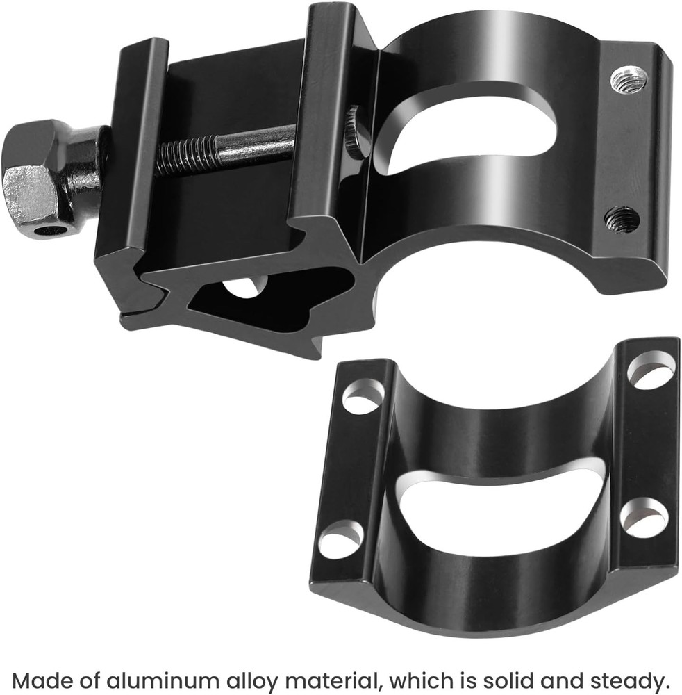Lightweight Anodized Aluminum Offset Flashlight Mount for Versatile Applications
