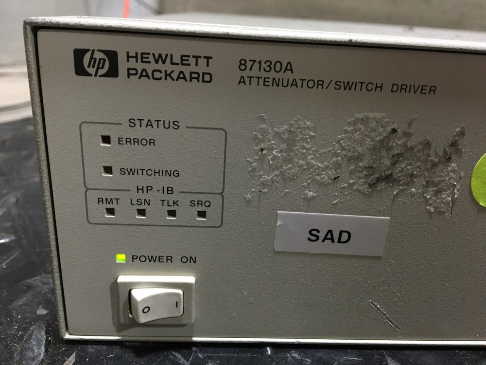 Agilent 87130A Attenuator Switch Driver GPIB-Compatible *UNTESTED*