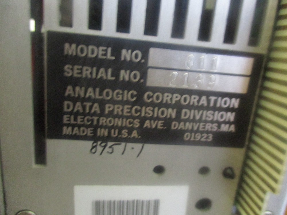 Analogic Corporation / Data Precision Model: 611 Plug-In Module