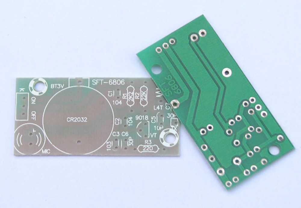 2Pcs FM Radio Microphone Transmitter Module DC 3-6V 80MHz-108MHz PCB DIY Kits