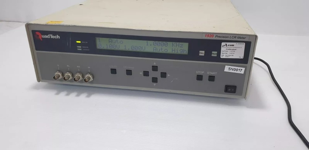 QuadTech IET 1920 Precision LCR Meter Tested basic functionality 20 Hz to 1 MHz