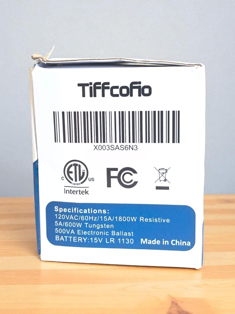 Tiffcofio Indoor Digital Light Timer, 7 Day Programmable Plug in Outlet MH-269