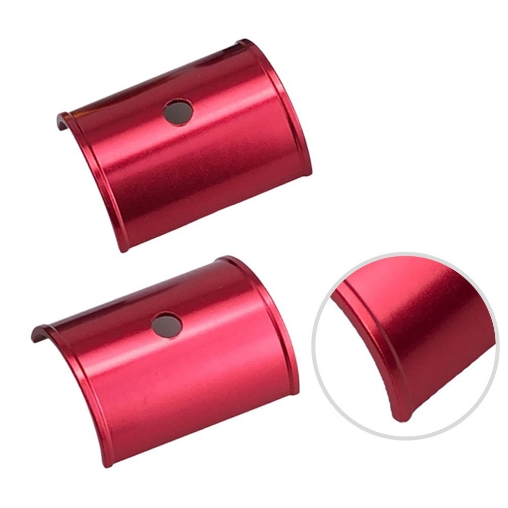 Aluminum Handlebar Variable Diameter Sleeve 3.5 4.5 CM Red for MTB Stability